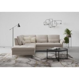 INOSIGN Ecksofa Palm Beach, Federkern, mit Sitztiefenverstellung, wahlweise mit Bettfunktion