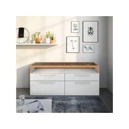 GALLERY M branded by Musterring Lowboard Arrive 73751, Breite 180,3 cm, mit 4 Schubladen und 2 offenen Fächern, Höhe 80 cm