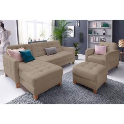 exxpo - sofa fashion Ecksofa, wahlweise mit Bettfunktion