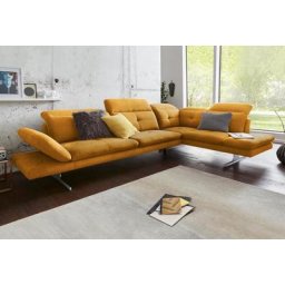exxpo - sofa fashion Ecksofa, inkl. Kopf- bzw. Rückenverstellung und Armteilverstellung