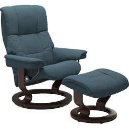 Stressless® Relaxsessel Mayfair (Set, Relaxsessel mit Hocker), mit Classic Base, Gestell Braun