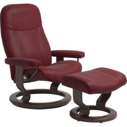 Stressless® Relaxsessel Garda (Set, Relaxsessel mit Hocker), mit Hocker, mit Classic Base, Größe L, Gestell Wenge