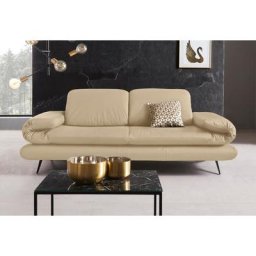 Places of Style 2-Sitzer Milano, Sitzbreite je Sitz 65 cm, wahlweise mit Rücken- + Armfunktion
