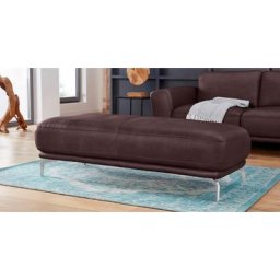 W.SCHILLIG Hocker montanaa, mit Metallfüßen in Chrom glänzend, Breite 141 cm