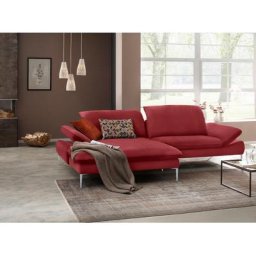 W.SCHILLIG Ecksofa enjoy&MORE, mit Sitztiefenverstellung, Füße silber matt, Breite 294 cm