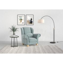 Home affaire Ohrensessel Queenie Ohrenseesel (1-St), mit softem, weichem Sitzkomfort und zeitlosem Design