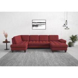 sit&more Wohnlandschaft, wahlweise mit Bettfunktion, Bettkasten, Sitztiefenverstellung