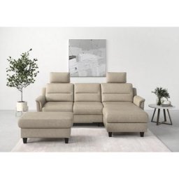 sit&more Ecksofa Farö, inklusive Federkern, wahlweise mit Bettfunktion und Bettkasten