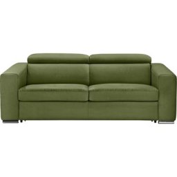 Egoitaliano Schlafsofa Cabiria, Sofa inkl. Schlaffunktion, Kopfteile verstellbar, mit Metallfüßen