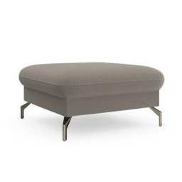 sit&more Hocker Fashion, inklusive Federkern, mit satinierten Nickelfüßen
