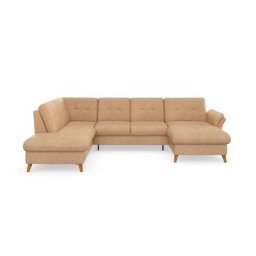 sit&more Wohnlandschaft Göteborg, Sitztiefenverstellung und Federkern, wahlweise mit Bettfunktion