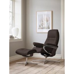 Stressless® Relaxsessel Sunrise, mit Cross Base, Größe S, M & L, Holzakzent Wenge