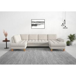 sit&more Wohnlandschaft, wahlweise mit Bettfunktion, Bettkasten, Sitztiefenverstellung