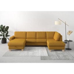 Home affaire Wohnlandschaft Summer, mit oder ohne Bettfunktion und Bettkasten, Cord-Bezug