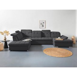 COTTA Wohnlandschaft Holiday, Sitztiefenverstellung, wahlweise mit Bettfunktion inkl. Bettkasten