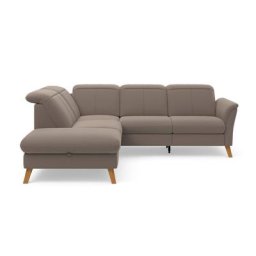 sit&more Ecksofa Romero, wahlweise mit oder ohne TV-Funktion, Bettfunktion, Bettkasten
