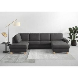 Home affaire Wohnlandschaft Summer, mit oder ohne Bettfunktion und Bettkasten, Cord-Bezug