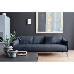 W.SCHILLIG 3-Sitzer sally, mit Metall-Winkelfüßen in Chrom glänzend, Breite 224 cm