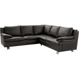 Places of Style Ecksofa Dover335, gleichschenklig, in Echtleder
