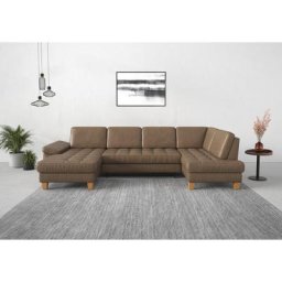 sit&more Wohnlandschaft, wahlweise mit Bettfunktion, Bettkasten, Sitztiefenverstellung