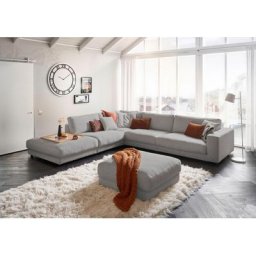 3C Candy Ecksofa Enisa II, incl. 3 Flatterkissen, wahlweise mit Flecken-Schutz-Bezug Easy care