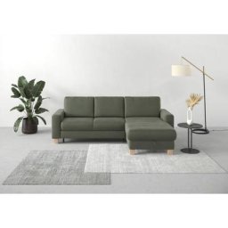 Home affaire Ecksofa Summer, mit Recamiere, mit oder ohne Bettfunktion und Bettkasten, Cord-Bezug