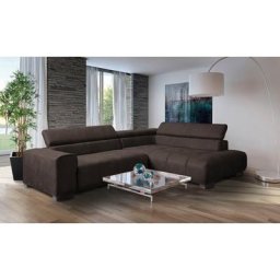 exxpo - sofa fashion Ecksofa, mit 3 verstellbaren Kopfstützen, wahlweise mit Bettfunktion und Kissen