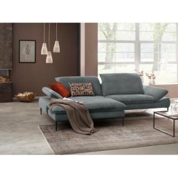 W.SCHILLIG Ecksofa enjoy&MORE, Sitztiefenverstellung, Füße schwarz pulverbeschichtet, Breite 294 cm