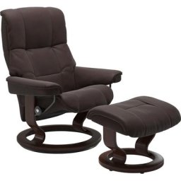 Stressless® Relaxsessel Mayfair (Set, Relaxsessel mit Hocker), mit Classic Base, Gestell Braun
