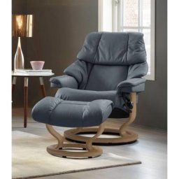 Stressless® Fußhocker Reno, mit Classic Base, Gestell Eiche