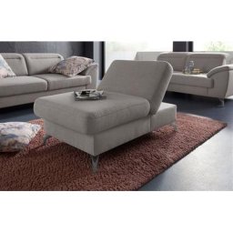 sit&more Hocker, Fußhöhe 12 cm, mit Klappfunktion, wahlweise in 2 Fußfarben