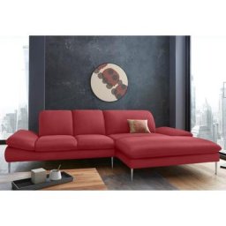 W.SCHILLIG Ecksofa enjoy&MORE, mit Sitztiefenverstellung, Füße Chrom glänzend, Breite 310 cm