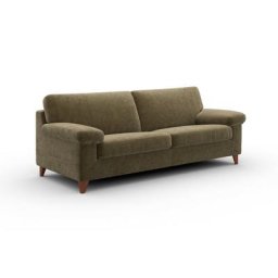 machalke® 3-Sitzer diego, mit weichen Armlehnen, Füße wengefarben, Breite 225 cm