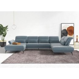 INOSIGN Wohnlandschaft Coco, Sitztiefen-, Arm- und Kopfteilverstellung, Cord-Bezug, Fußhöhe 15 cm