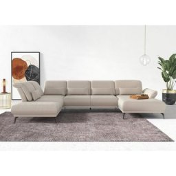 INOSIGN Wohnlandschaft Coco, Sitztiefen-, Arm- und Kopfteilverstellung, Cord-Bezug, Fußhöhe 15 cm