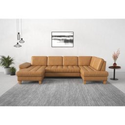 sit&more Wohnlandschaft, wahlweise mit Bettfunktion, Bettkasten, Sitztiefenverstellung