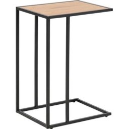 ACTONA GROUP Beistelltisch, mit schmalem Metallgestell im modernen Industrie-Look, Höhe 63 cm