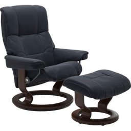 Stressless® Relaxsessel Mayfair (Set, Relaxsessel mit Hocker), mit Classic Base, Gestell Braun