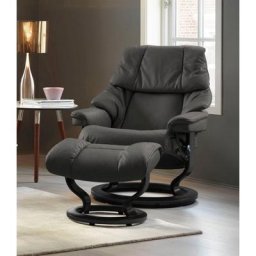 Stressless® Fußhocker Reno, mit Classic Base, Gestell Schwarz