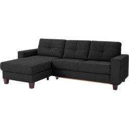 Places of Style Ecksofa Casoria, Recamiere wahlweise mit elektrischer Relaxfunktion, 2-Sitzer-Element