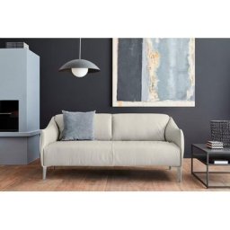 W.SCHILLIG 2,5-Sitzer sally, mit Metall-Winkelfüßen in Chrom glänzend, Breite 194 cm