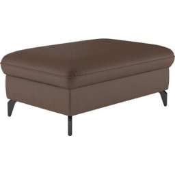 sit&more Polsterhocker, mit schwarzen Metallfüßen