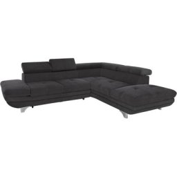 COTTA Polstergarnitur, (Set), Set: bestehend aus Ecksofa und Hocker, wahlweise mit Bettfunktion