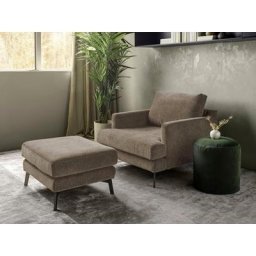 furninova Sessel Saga (Set, mit Hocker), ein Klassiker im skandinavischen Design