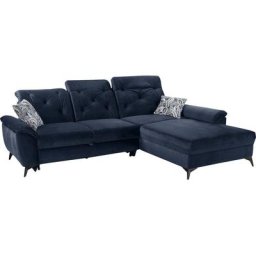 Jockenhöfer Gruppe Ecksofa Studio, 3 individuell, verstellbare Kopftützen, Bettfunktion, Relaxfunktion