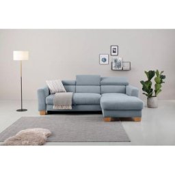 Home affaire Ecksofa, Polsterung für bis zu 140 kg pro Sitzfläche, incl. Kopfteilverstellung