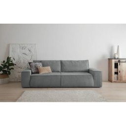 Home affaire 3-Sitzer SHERWOOD, nachts: Schlafsofa (Liegefläche 200x136 cm), tagsüber: 3-Sitzer-Sofa.