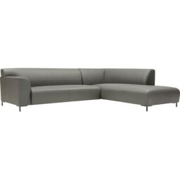 LOVI Ecksofa Salsa, Füße Metall grau