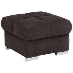 Home affaire Hocker Lotus Luxus, belastbar bis 140kg durch speziellen Schaum, mit und ohne Stauraum