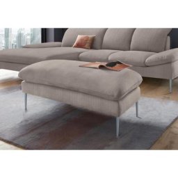 W.SCHILLIG Hocker enjoy&MORE, Füße silber matt, Breite 106 cm
